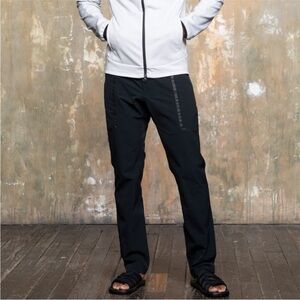 Paskho Men’s Ultrasonic Tech Travel Pants in Black - Size L